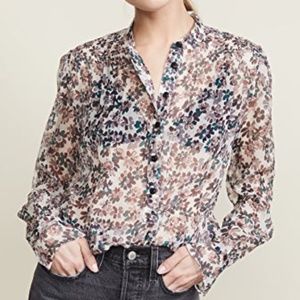Rag & Bone Ivory Floral Susan Blouse